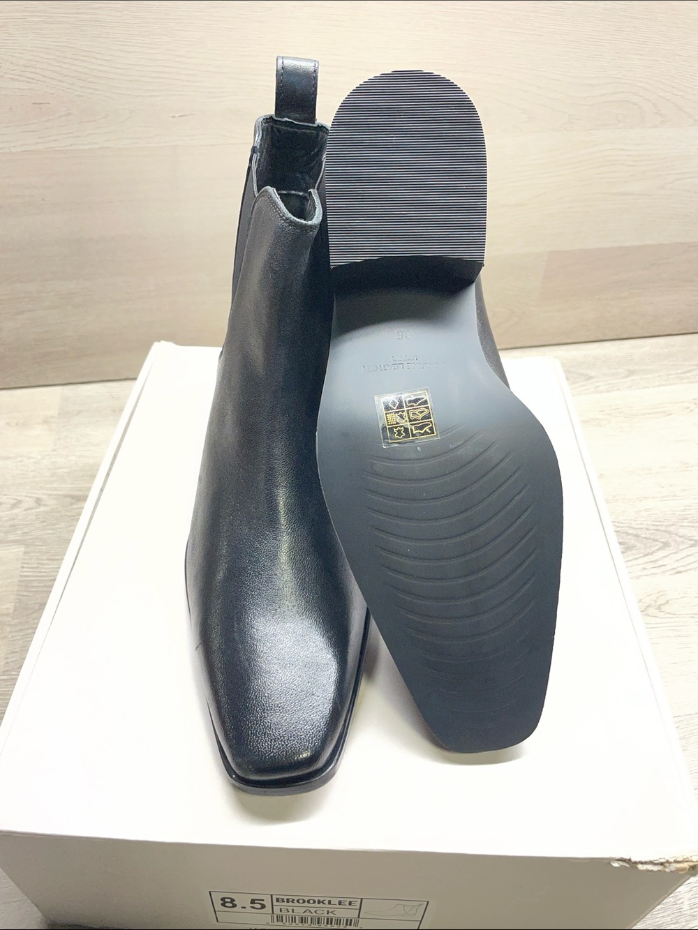 Journee Collection Black Chelsea Ankle Boots #115